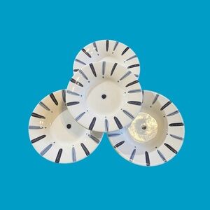 4 Pottery Barn TIBURON 10.25" Pasta Bowl Blue White Stripe Gorgeous!